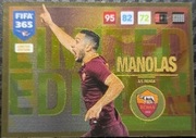 PANINI UPDATE 2017 FIFA 365 LIMITED EDITION AS ROMA MANOLAS