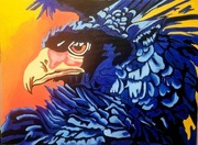 Obraz olejny duzy na plotnie Art oilpainting 80x50cm