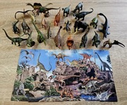 COLLECTA Zestaw dinozaurów 24 sztuki cała kolekcja 