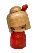 Japonia. Sosaku Kokeshi, sygnowana. II połowa XX w.