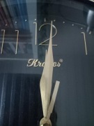 ZEGAR WISZĄCY ZŁOTY ZEGAREK ŚCIENNY OKRĄGŁY KLASYCZNY BŁYSZCZĄCY I CZYTELNY