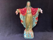 FIGURA SERCE JEZUSA CERAMIKA 55 CM ANTYK C20