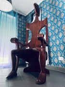 Tron Krzesło Drewniane