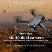 Dron E99Pro 4K z podwójną kamerą HD i WiFi FPV składany