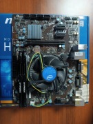 i3 6100 + h110m pro-vd + kingston hyper 8gb używane działające