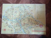 Województwo warszawskie - mapa turystyczno-krajoznawcza