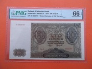 100 zł. 1941 ser.D  PMG66  EPQ