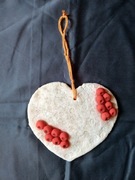 Serce z masy solnej jesienna jarzębina 1