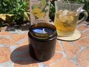 Świeczka zapachowa sojowa: jaśmin + cytryna - limonka