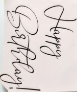 Naklejka na balon, urodziny 