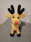 Renifer na szydełku 