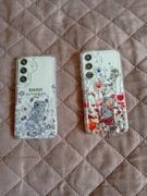 Etui przezroczyste z motywem kwiatów Samsung Galaxy S24 / S25 2 szt.