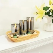 Zestaw 3 świec z pilotem