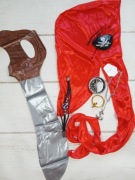 Zestaw pirata dla dziecka akcesoria pirackie kompas opaska szabla 