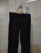 Spodnie militarne robocze czarne swat materiałowe elastyczne taktycz