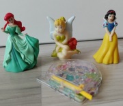 Księżniczki Disney Śnieżka Arielka Dzwoneczek figurka 3szt. + GRATIS gra 