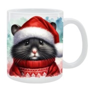 KUBEK Z CHOMIKIEM NA ŚWIĘTA, PREZENT, PERSONALIZOWANY, 24HWYS