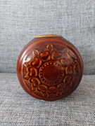 CERAMICZNY WAZON Z MISTERNYMI WZORAMI KWIATOWYMI – ELEGANCKA DEKORACJA 