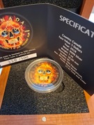 Srebran monata 1 oz, Canada 2018 Maple Leaf – Burning Skull