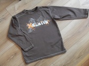 BAWEŁNIANA BLUZA SHIRT SKATER ROZM. 134