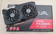 Karta graficzna ASUS Radeon RX 6600 Dual 8 GB