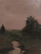 obraz na płótnie "zachód" 24x18cm