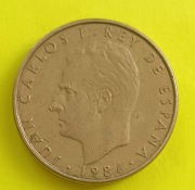100 Peset 1986r. Hiszpania