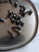 Ćwieki okrągłe 1cm, 15 sztuk