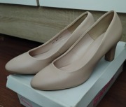 Damskie buty/czółenka/Graceland/38/na obcasie/beżowe/Deichmann 