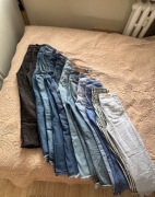 Wielka paka spodni Jeansy Rozmiar XS/S ZARA, Stradivarius Mohito