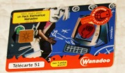 karta tel chipowa  Francja  Telekarte  / Wanadoo