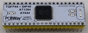 Atmega 644PA na płytce PCB, DIP 40