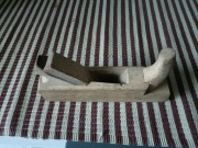 Stary drewniany hebel / heblarka stolarska vintage PRL antyk    