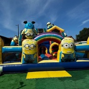 Duży dmuchany plac zabaw dla dzieci Minionki