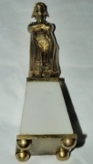 NAPOLEON BONAPARTE figurka brąz na postumencie
