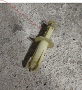 Trzpień amortyzatora do pralki Beko WMD 25126 oryginał