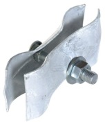 Złączka do paneli ogrodzeń budowlanych