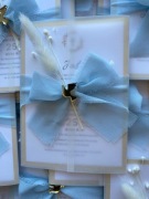Zaproszenia Komunijne* Pierwsza Komunia Święta *błękitne