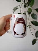 Duży kubek Żaba nr 3 Matsumoto Hoji, Grumpy Frog, Japońska żabka, 450ml