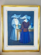 Louis Toffoli - Zakonnice - duża oryginalna litografia