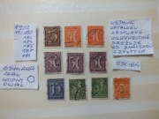 10szt. znaczki z serii Mi 177 odcień Niemcy 1922r. CYFRY Rzesza DROŻSZE