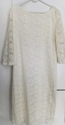 Koronkowa Biała Sukienka marki New Look w rozm 38