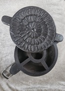 Drewniane orientalne pudełko na przy