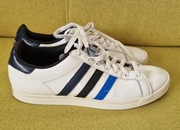 Białe skórzane męskie adidasy 42 i 2/3