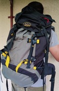 Duzy plecak campus expedition 80+20 pro VI czarno - zielony turystyczny #