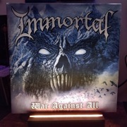 Immortal War Against All czarny winyl stan NM + bonus