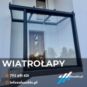 Wiatrołap szklano aluminiowy 2,5 x 1,5