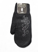  CIEPŁE RĘKAWICZKI DAMSKIE z angory  Jednopalczaste  wzór