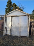 Solidna szklarnia / tunel ogrodowy z drzwiami