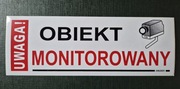 Naklejka - Obiekt monitorowany